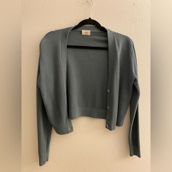 Wilfred Sweaters - Wilfred ribbed blue top